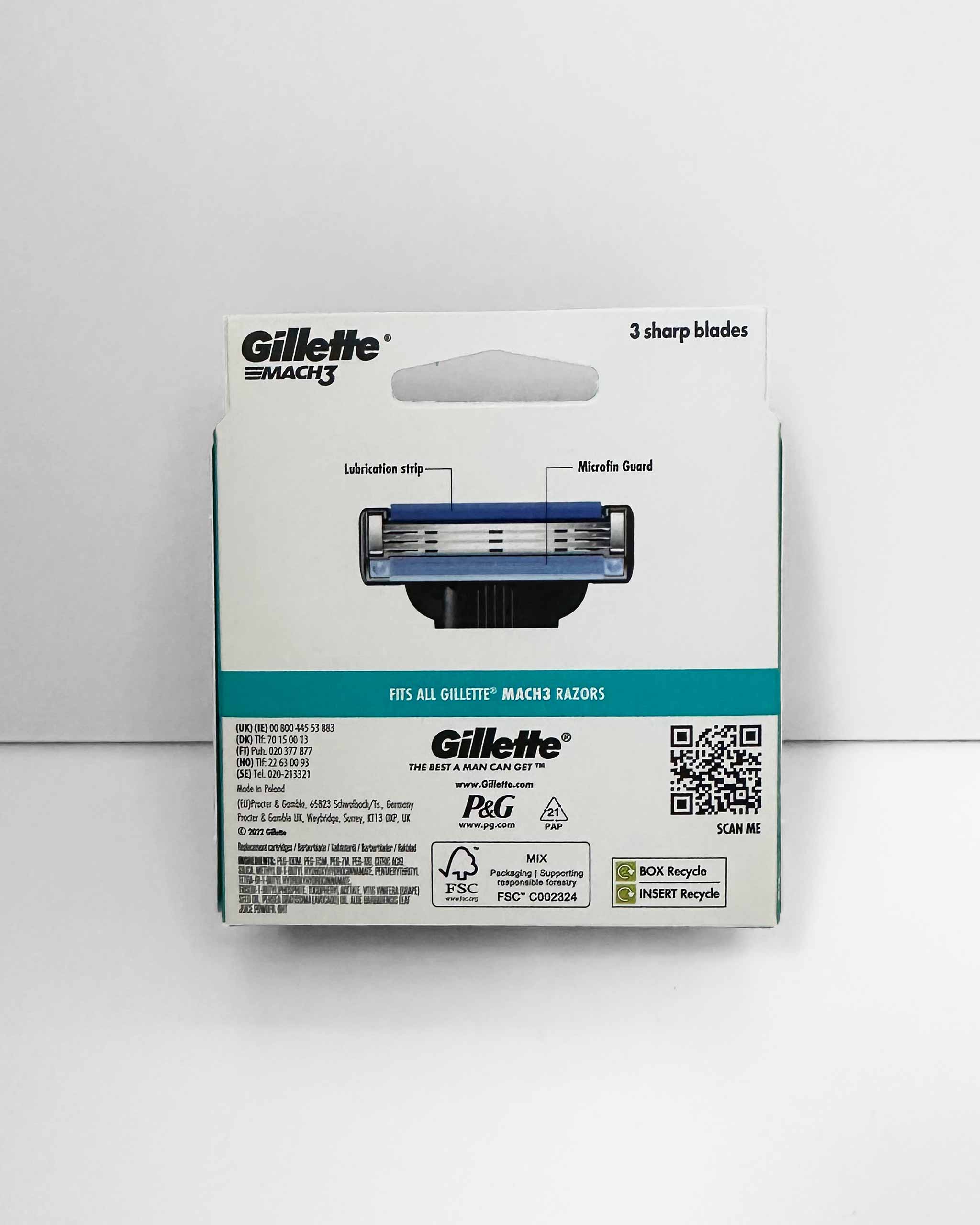 Gillette Mach3 -terät, 12 kpl - Image 3