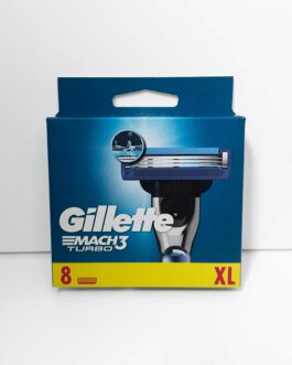 Gillette Mach3 Turbo -terät, 8 kpl