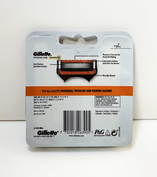 Gillette Proglide Power -terät, 4 kpl - Image 3