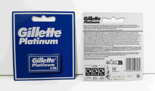 Gillette Platinum -partaterät, 5 kpl - Image 2