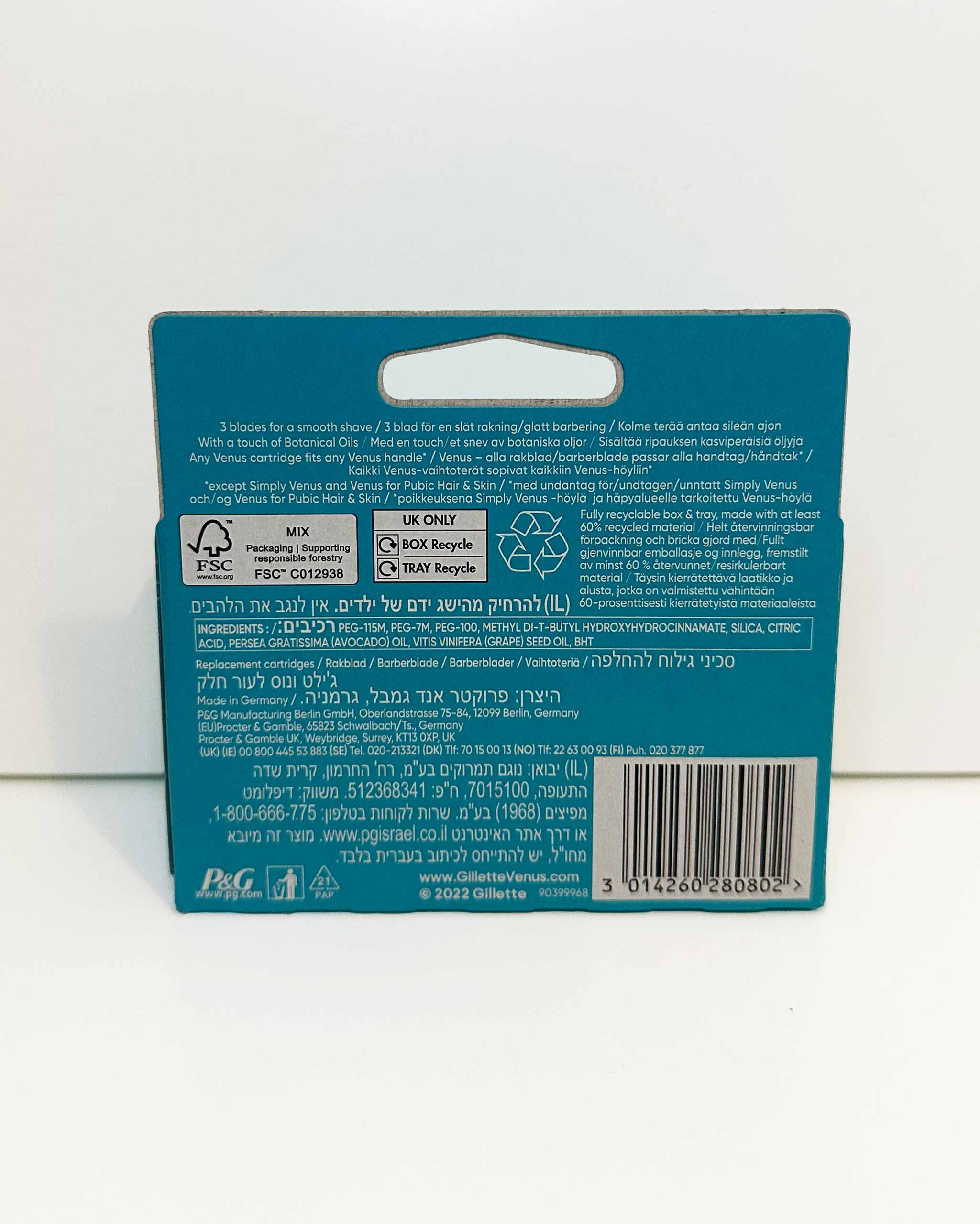 Gillette Venus Smooth -terät, 8 kpl - Image 3