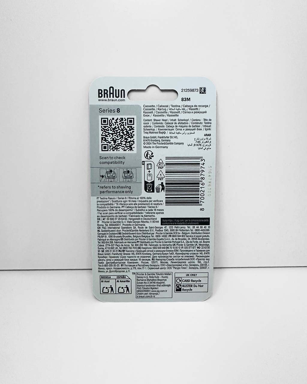 Braun Series 8 -ajopää (83M) - Image 3