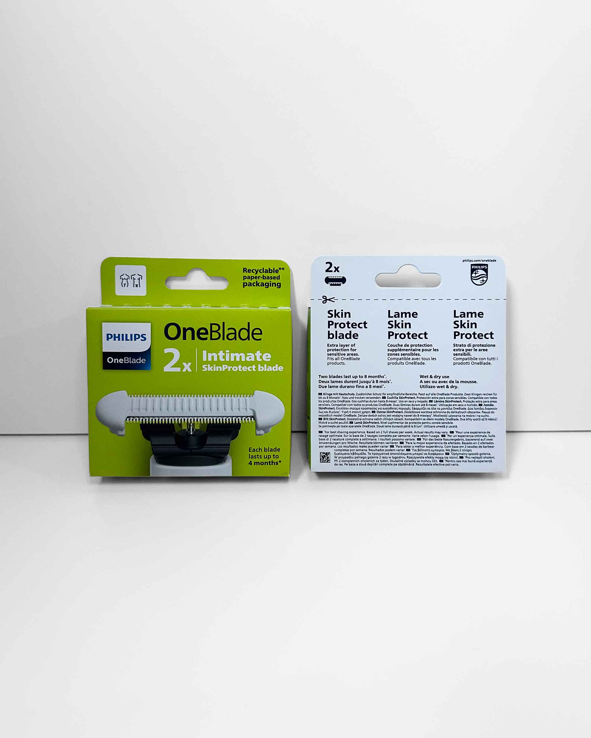 Philips OneBlade Intimate -vaihtoterät, 2 kpl (QP229/52) - Image 3